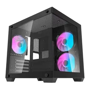 Gabinete Gamer Aigo Darkflash Durin D275M Rainbow, 3 Fans