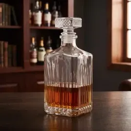Garrafa Whisky Cristal 560ml Lyor Deli Diamond Licoreira