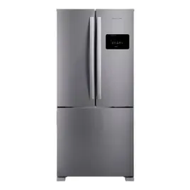 Geladeira Com Freezer Inverter Brastemp Bro85mk Con Capacidad De 559l Inox