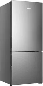 Geladeira Hisense Frost Free Inverse 417L Bottom Freezer RB422 Inox 127V