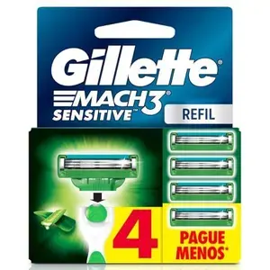 Gillette Mach3 Sensitive Aparelho Barbear Aloe