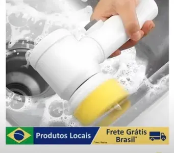 [Grupo de 3] Escova Elétrica de Limpeza 5 em 1