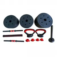 HEROI Kit Academia Em Casa 15kg/20kg Halteres Ajustáveis