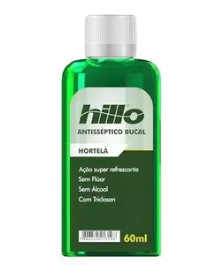 Hillo, Enxaguante Bucal, Hortelã, Antisséptico, 60ml