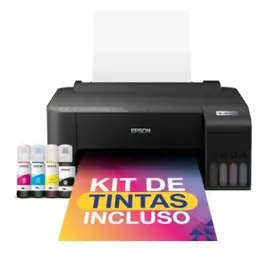 Impressora Epson EcoTank L1250 - Tanque de Tinta Colorida Wi-Fi Direct Comando de voz Bivolt Cor: Preto