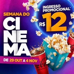 Ingressos de Cinema por R$12 - Semana do Cinema Brasileiro (29/10 a 04/11)