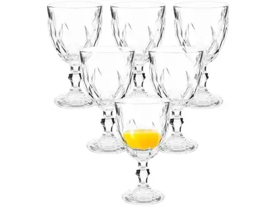 Jogo de Taças para Bebidas de Vidro 330ml