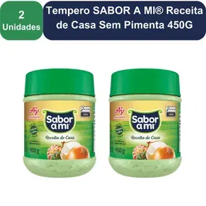 Kit 2 Unidades Tempero SABOR A MI® Receita de Casa Sem Pimenta 450G