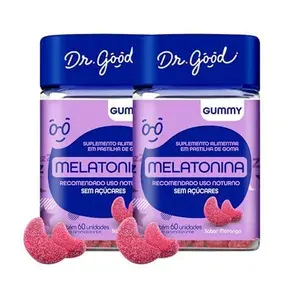 Kit 2x Melatonina Morango 60 Gomas Dr Good