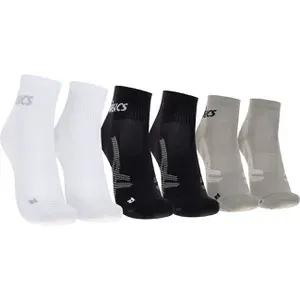 Kit 3 Pares Meias Corrida ASICS Cano Baixo