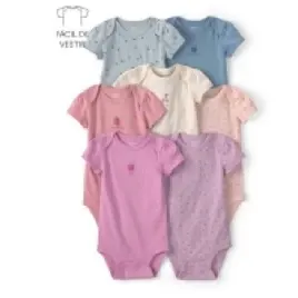 Kit Body Bebê 7 Peças Frutinhas e Floral Multicor Carter's
