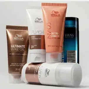 Kit com 10 Miniaturas Capilares – Keune, Truss e Wella
