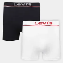 Kit Cueca Box Levi's Seasonal Plain Masculina