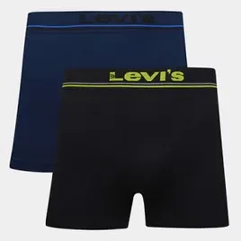 Kit Cueca Box Levi's Seasonal Plain Masculina