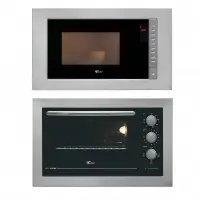 Kit Fischer Fit Line Micro-ondas + Forno Elétrico Inox 127v - Marketplace