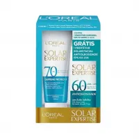 Kit Protetor Solar L'Oréal Paris Expertise FPS 70 200ml E FPS 60 Facial 25g