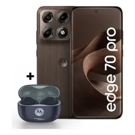 Kit Smartphone Motorola Edge 70 Pro 5G 256gb Madeira + Moto Buds 2 Plus