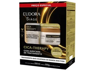 Kit Tratamento Capilar Eudora Siàge Cica-therapy