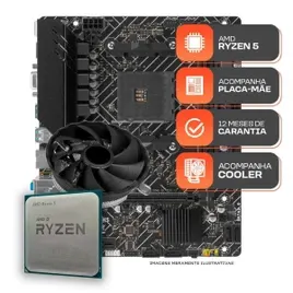 Kit Upgrade Gamer, AMD Ryzen 5 3400G, A520M
