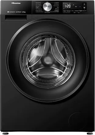 Lava e Seca Hisense 3S 14/9 kg Inverter Wi-Fi e Função Steam Black Noir 127V - WD3S1443BB1