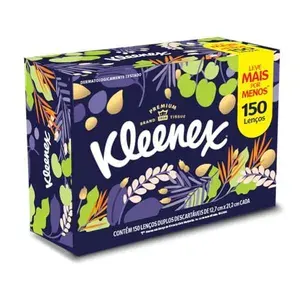 Lenço Papel Box Kleenex 150 Unidades