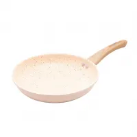 LYOR - Frigideira De Indução Em Alumínio Com Revestimento Cerâmico Granilite Bege 24cm