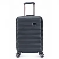 Mala Viagem Resistente Cavalera Original Reforçada ABS Roda 360° P - Preto