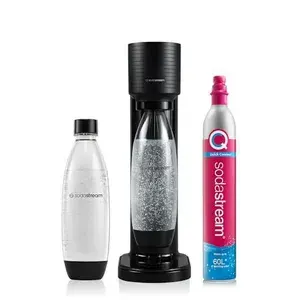 Máquina de Água com Gás Gaia Preta SodaStream