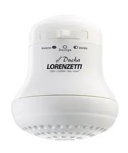 Maxi Ducha 220V 5500W, Lorenzetti, 7530275, Branco, Pequeno