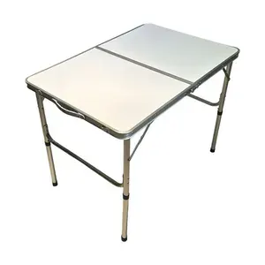 Mesa Dobrável Maleta Alumínio Camping Pesca Jardim