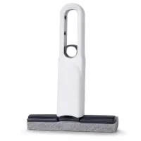 Mini Mop Dobrável Retrátil Para Limpeza Premium(1, Branco E Preto)