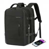 Mochila Viagem Feminina Masculina Para Notebook Executiva Cor Preto