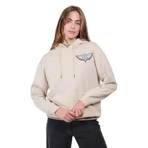 Moletom Feminino WNBA Ultra Game com Capuz Cor Areia