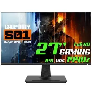 Monitor Gamer 27 Pol, Full HD, IPS, 144Hz, 1ms