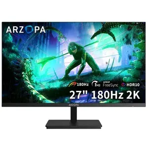 Monitor Gamer ARZOPA 27" 2K QHD 180Hz IPS 1ms