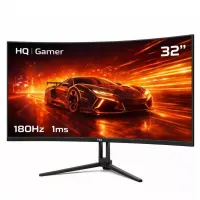 Monitor Gamer HQ Ultra 32" Curvo 1ms, 180Hz, Quad HD (QHD) - 2560x1440
