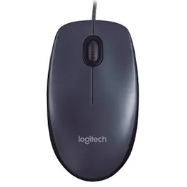 Mouse com fio USB Logitech M90 Ambidestro