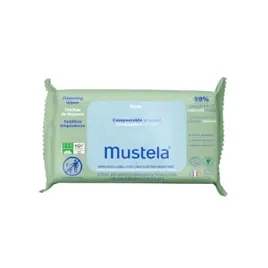 Mustela Toalhas Compostáveis Com Perfume 60 Unidades