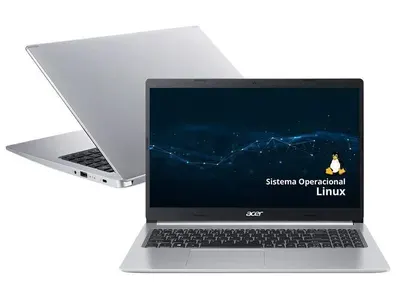 Notebook Acer Aspire 5 Ryzen 5-5500U, 16GB RAM, 512GB SSD, Tela 15,6” FHD IPS, Linux