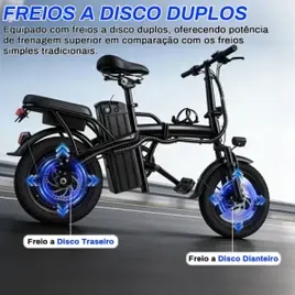 Oimotoo S6 Bicicleta Elétrica Dobrável 450w-35km-40kmh