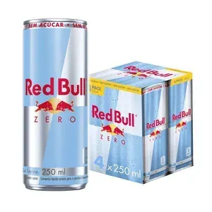 Pack 4 Latas Red Bull Zero 250ml