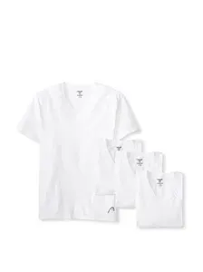 Pacote 4 Camisetas HEAD Masculinas Gola V