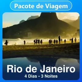 Pacote de Viagem para Rio de Janeiro: Hotel + Passagem Aérea 4 Dias e 3 Noites