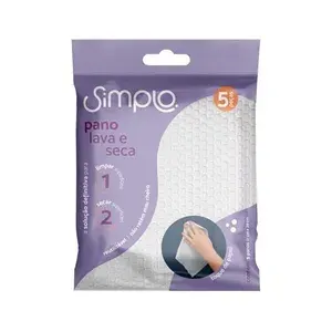 Panos lava e seca 5 peças - Simplo