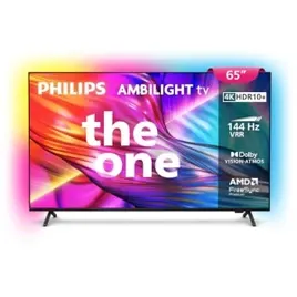 Philips, Smart Tv, Ambilight The One 65" 4k 144 Hz, Titan Os, 65pug892978, P5, Dts Play-fi, Freesync, Dolby Vision E Atmos, 40 Wrms