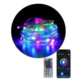 Pisca Pisca Led Natal 10m Bluetooth 6 Funções Prova D' Água Luvinco