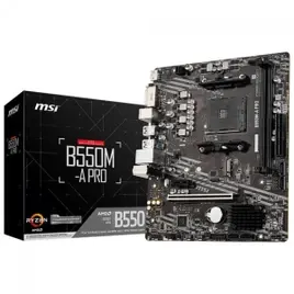 Placa Mãe Msi B550m-A Pro Amd Ryzen Am4 Ddr4 Matx M.2 Hdmidvi