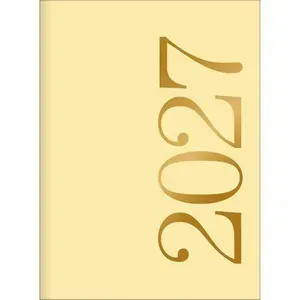 Planner Grampeado Tilibra Vanilla Amarelo 2027