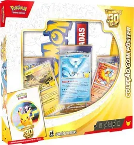 Pokémon TCG, Celebração de 30 anos – Box Pokémon Coleção com Pôster