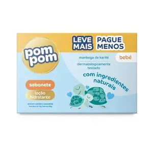 Pom Pom, Sabonete, Loção Hidratante, x5 Unidades, 70g